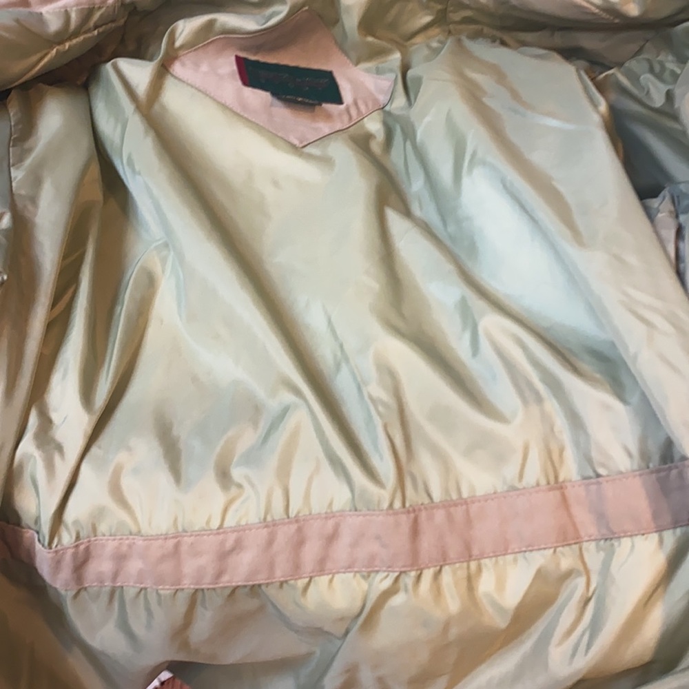 🌞 Preston & York quilted coat jacket front zip size L - Picture 11 of 12
